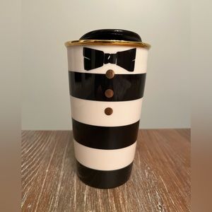 STARBUCKS x ALICE AND OLIVIA BLACK AND WHITE TUXEDO TUMBLER